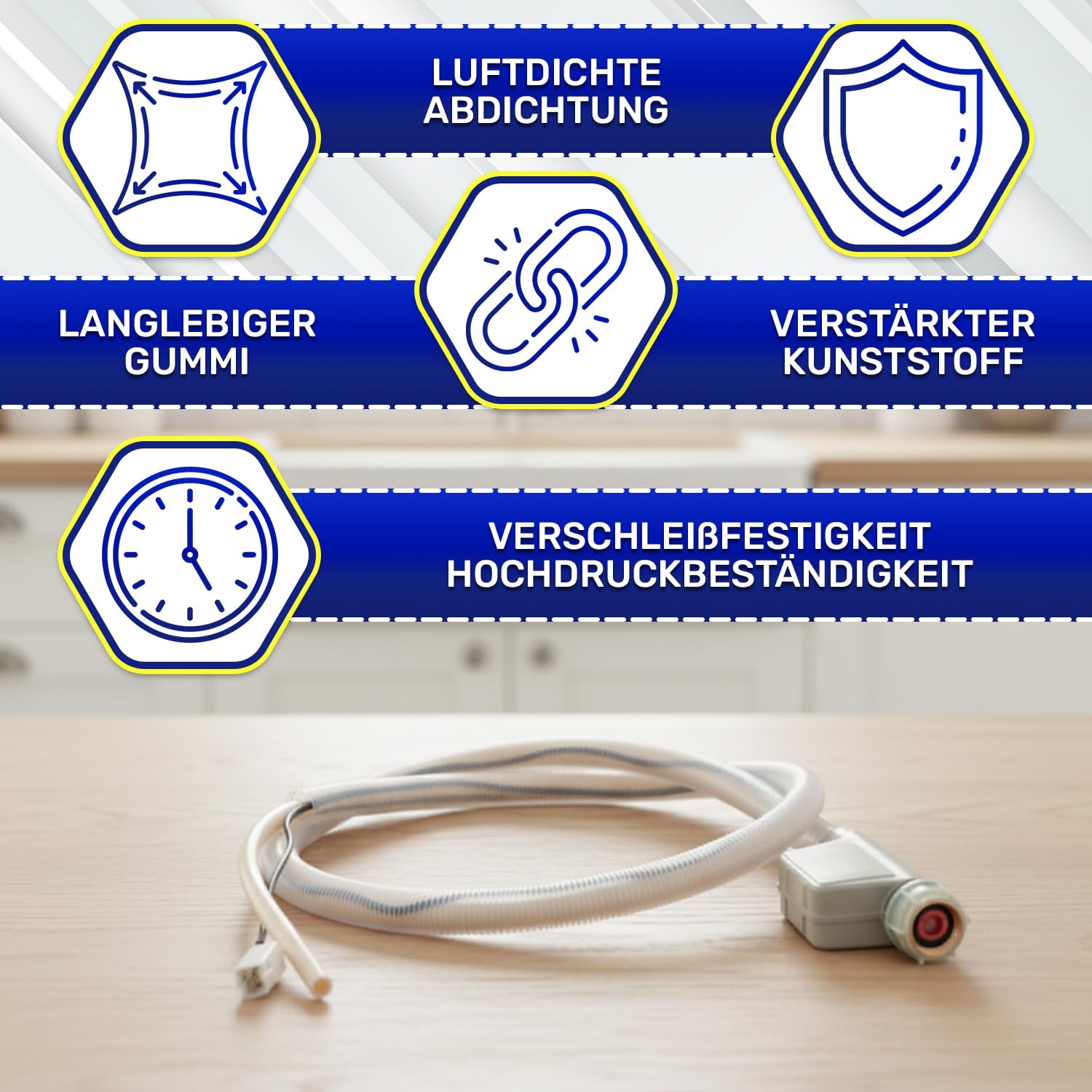 Aquastop Schlauch Spülmaschine 1,7m Typ 902 00299756 für Bosch für Balay