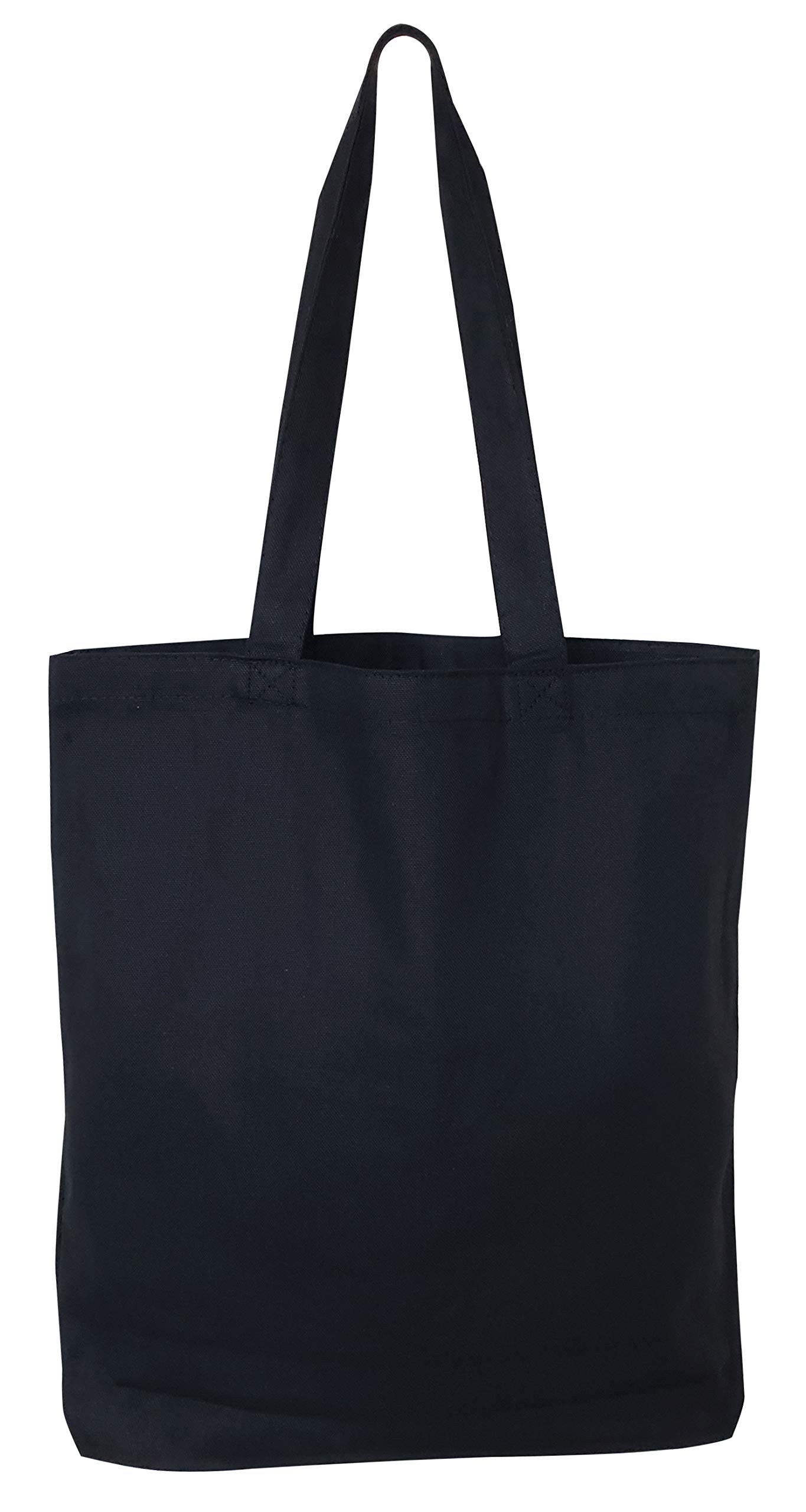Bolsas de lona resistentes al por mayor con refuerzo inferior de 38.1 cm de ancho x 40.6 cm de alto x 7.6 cm de largo, ideales para manualidades, impresión de pintura, bordado