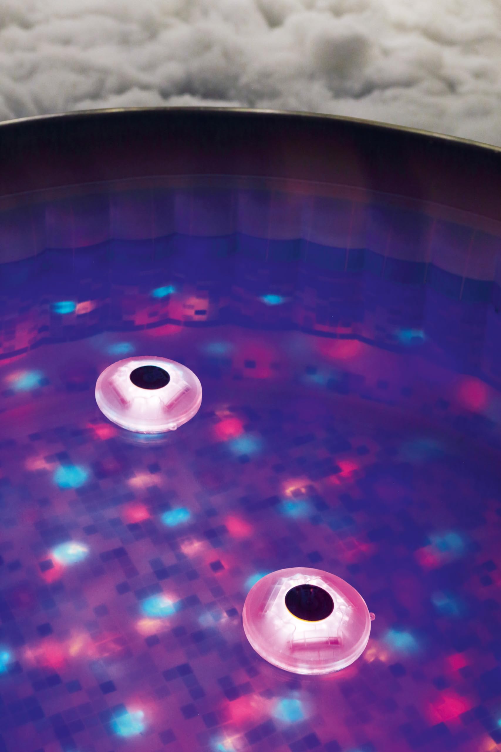 BESTWAY Luz LED Flotante para Piscinas FloatBright 15x14,2x6,7 cm Transparente