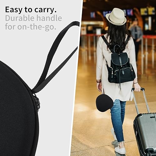 Miniatura 3 de Funda rígida para AirPods Max compatible con el modo de suspensión, carcasa inteligente diseñada para Apple AirPods Max con bolsillo de malla, funda