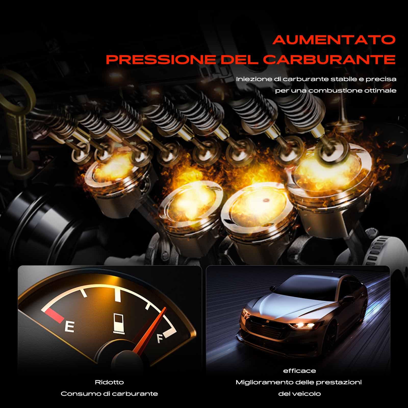 Frankberg Pompa del carburante ad alta pressione Compatibile con Ecosport 1.0L Focus III Turnier 1.0L Fiesta VII HF HJ 1.0L Fiesta VI CB1 CCN 1.0L B-Max JK 1.0L Replace# HM10035