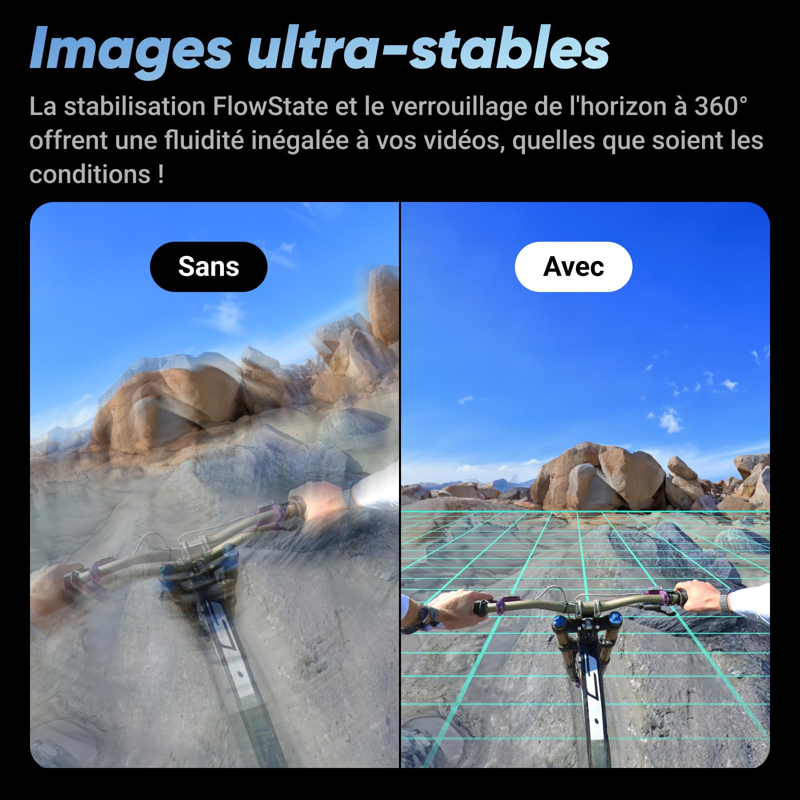 Insta360 X4 - Caméra d'action 360° 8K étanche, vidéo grand angle 4K, effet de perche à selfie invisible, protège-objectifs amovibles, 135 min d'autonomie, édition IA, stabilisation, pour sport, voyage