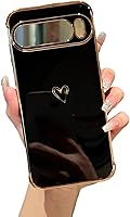 Vista 36 de ZTOFERA Funda diseñada para Google Pixel 7a, bonito diseño de corazones de amor con borde chapado y protección de lente de cámara, para Google Pixel