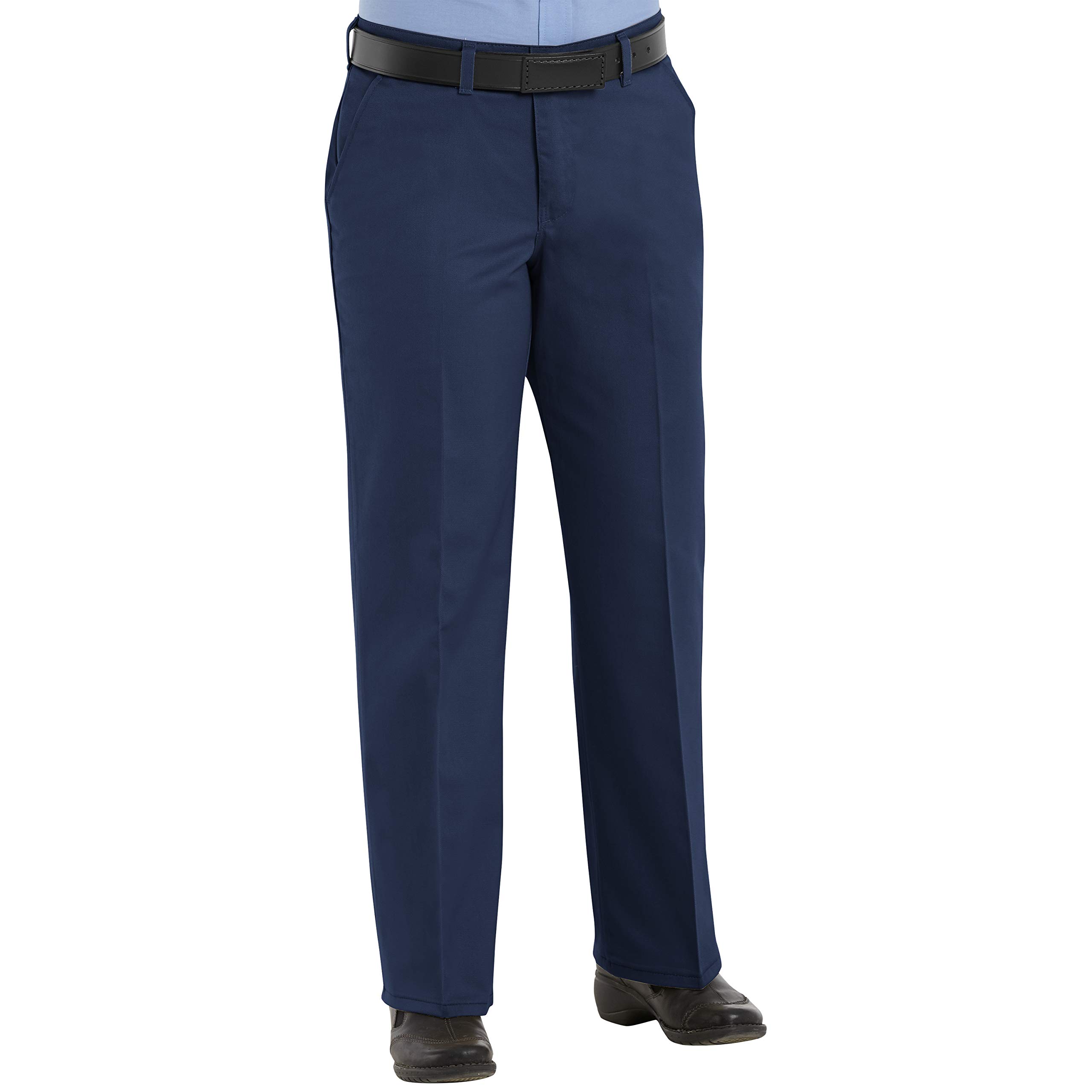 Red Kap Womens Plain Front Cotton Work Pant Navy 16W x 32L