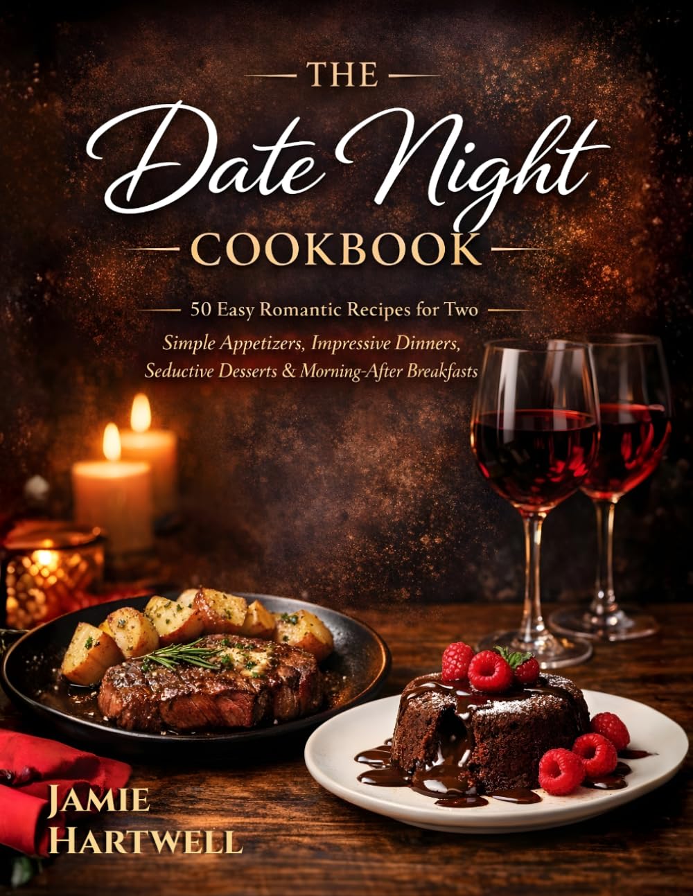 The Date Night Cookbook: 50 Easy Romantic Recipes for Two: Simple Appetizers, Impressive Dinners, Seductive Desserts & Morning-After Breakfasts