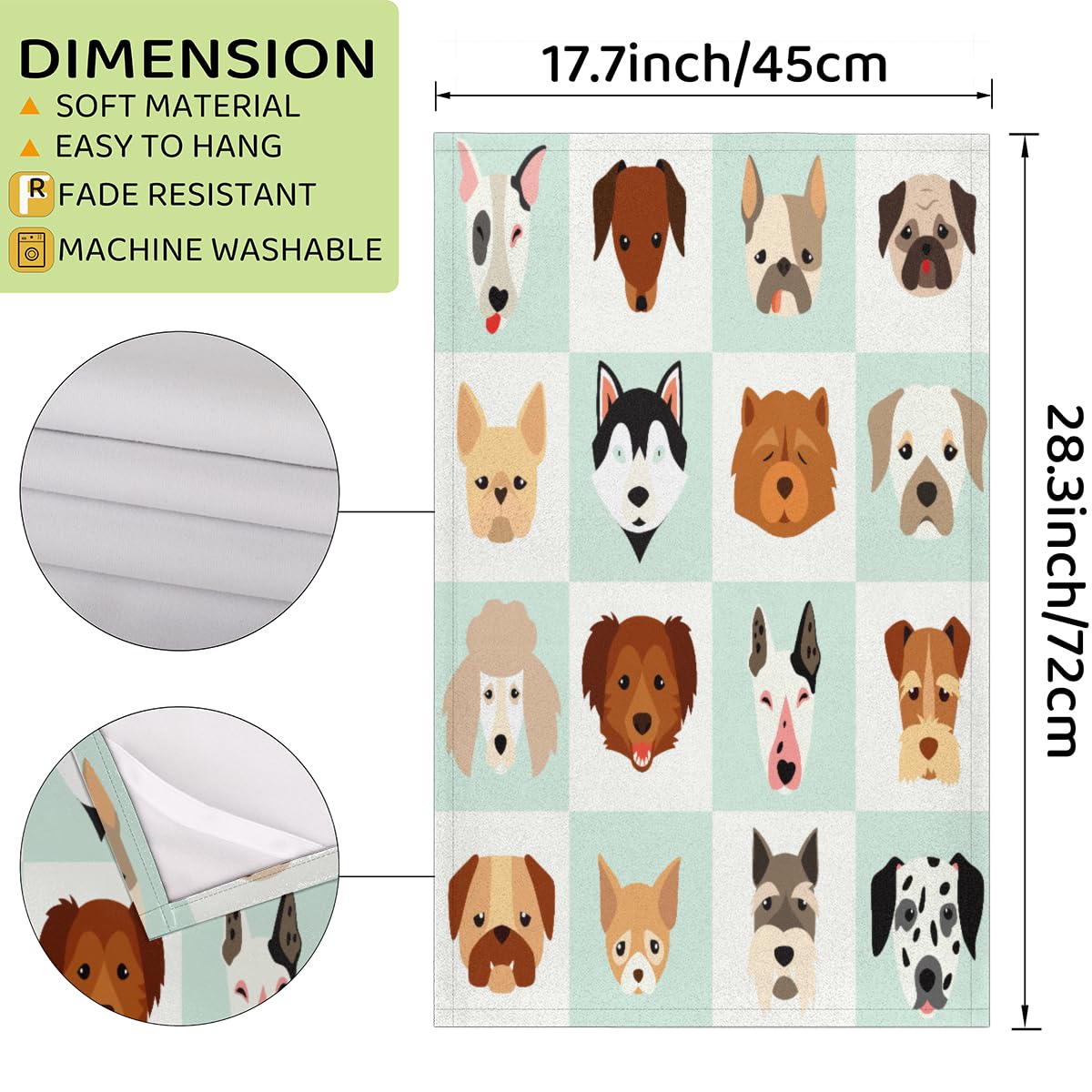 Spotted Dog TNUW Küchentücher Mit Hundemotiv, 4,6 Produktbild-Vorschau 4