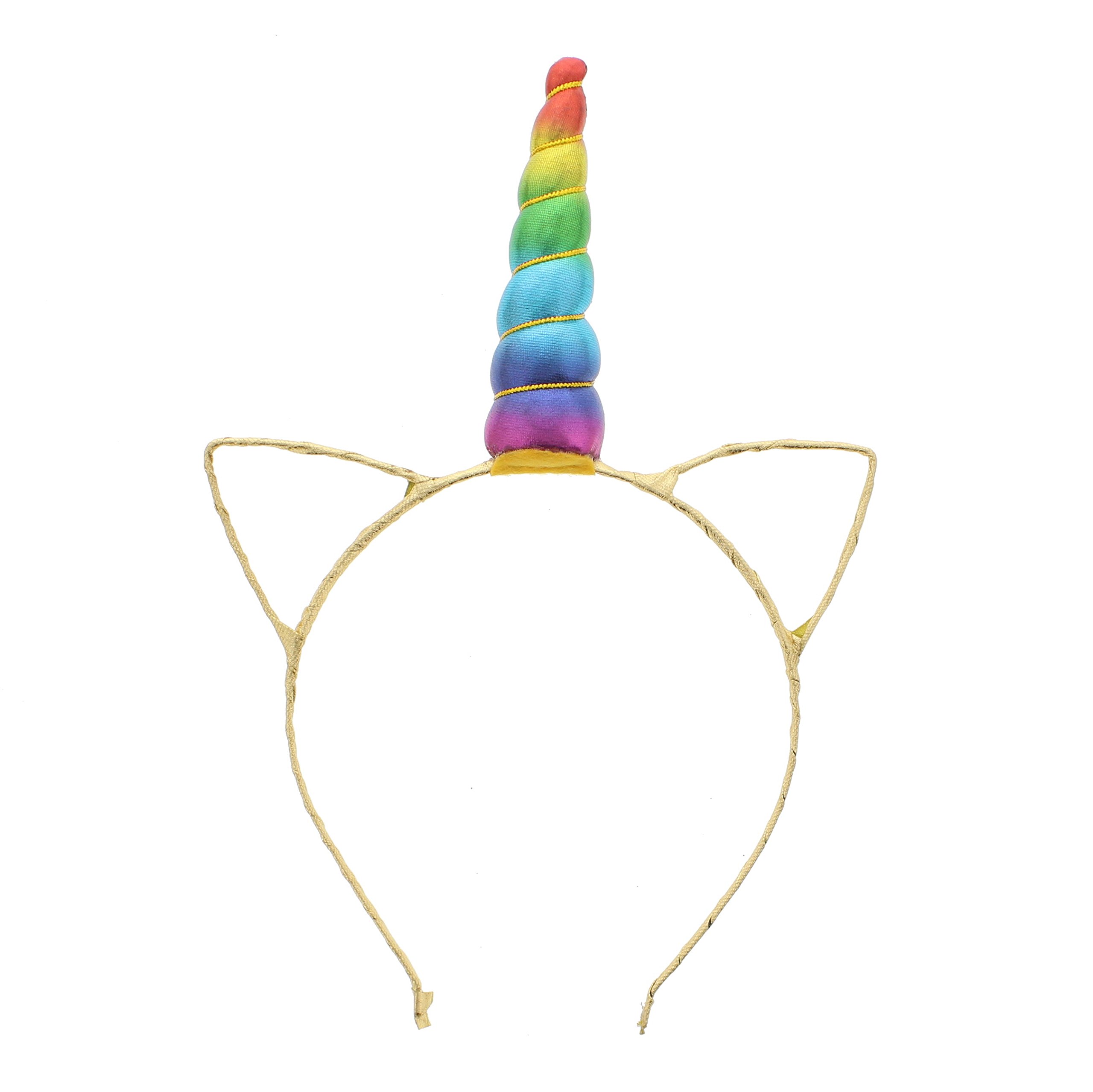Zac's Alter Ego Animal Ears Headband with Rainbow Unicorn Horn