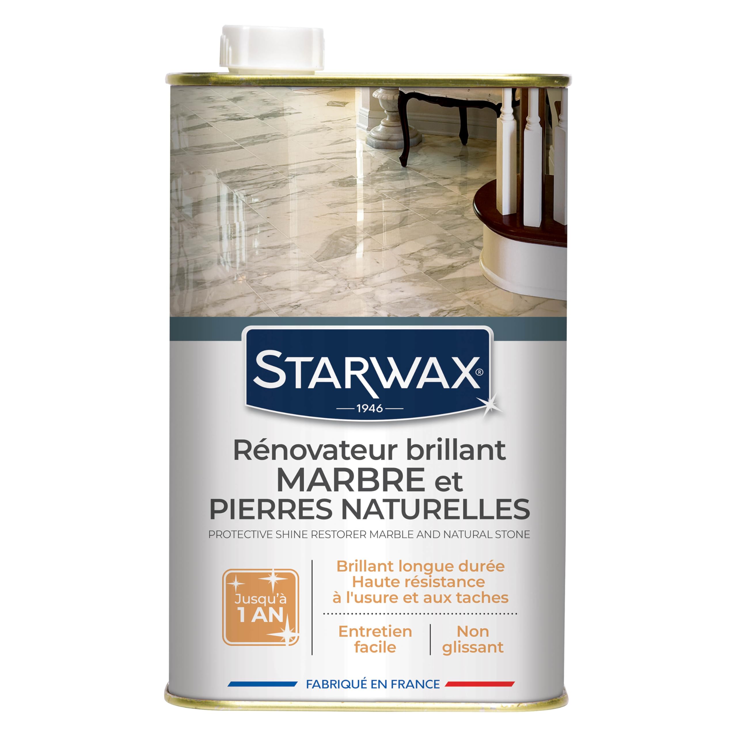 STARWAX Schützender Glanzauffrischer Marmor und Naturstein 1 l