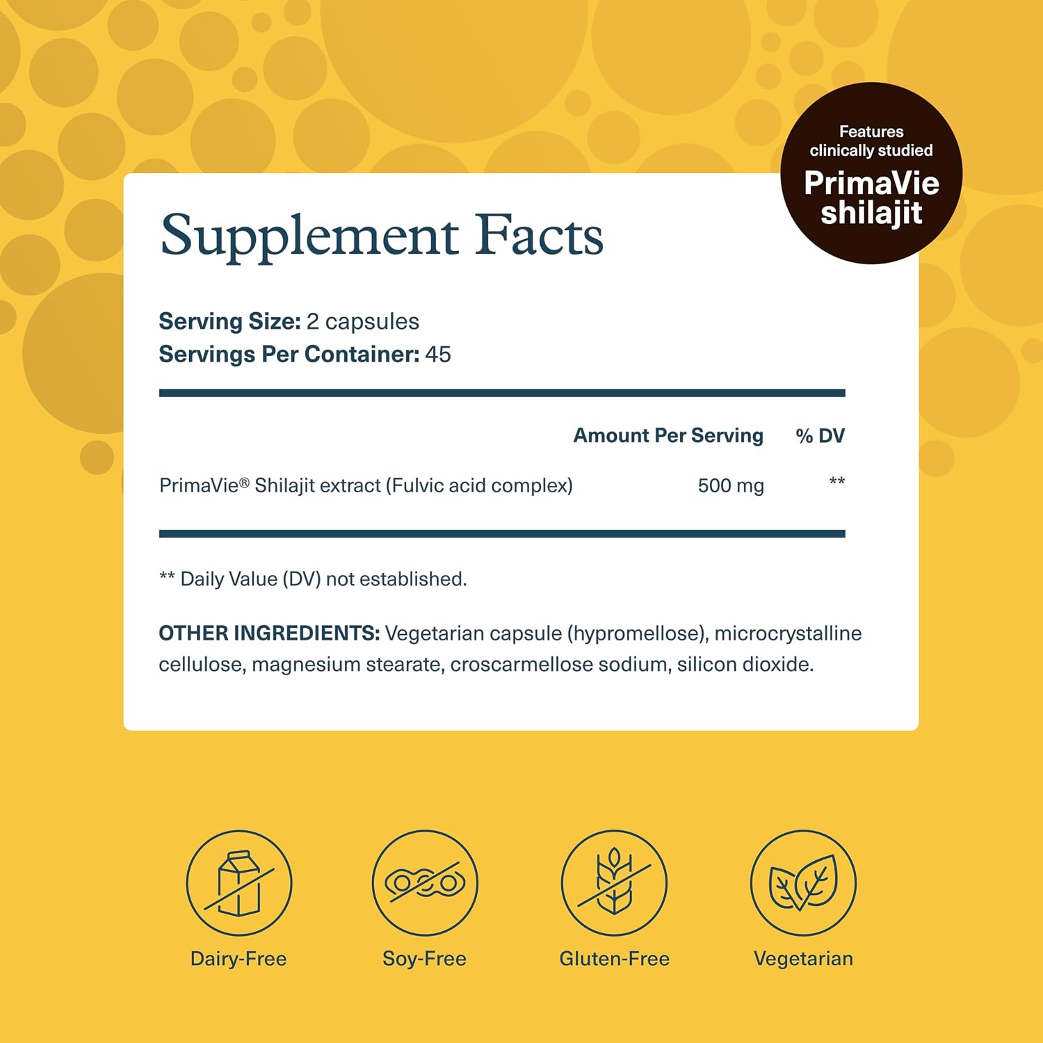 Youtheory Shilajit Advanced Capsule 90 Vegetarian Capsules image 2