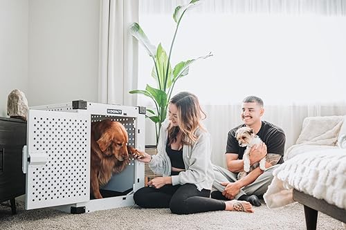 Miniatura 8 de Impact - Jaula indestructible para perros de ansiedad extrema para perros extra grandes - Jaula de perro resistente a prueba de fugas para