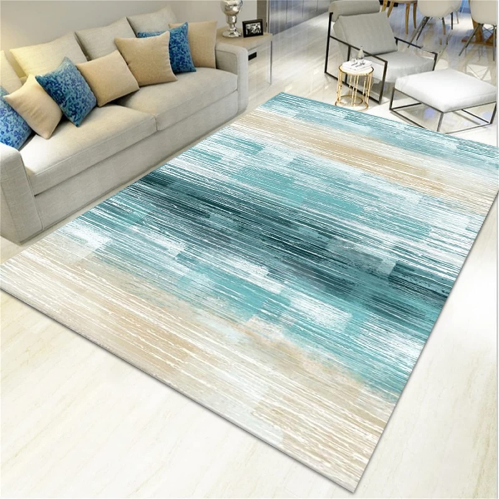 Tapis chambre ado fille et jeux de voiture bleu pour espace ludique