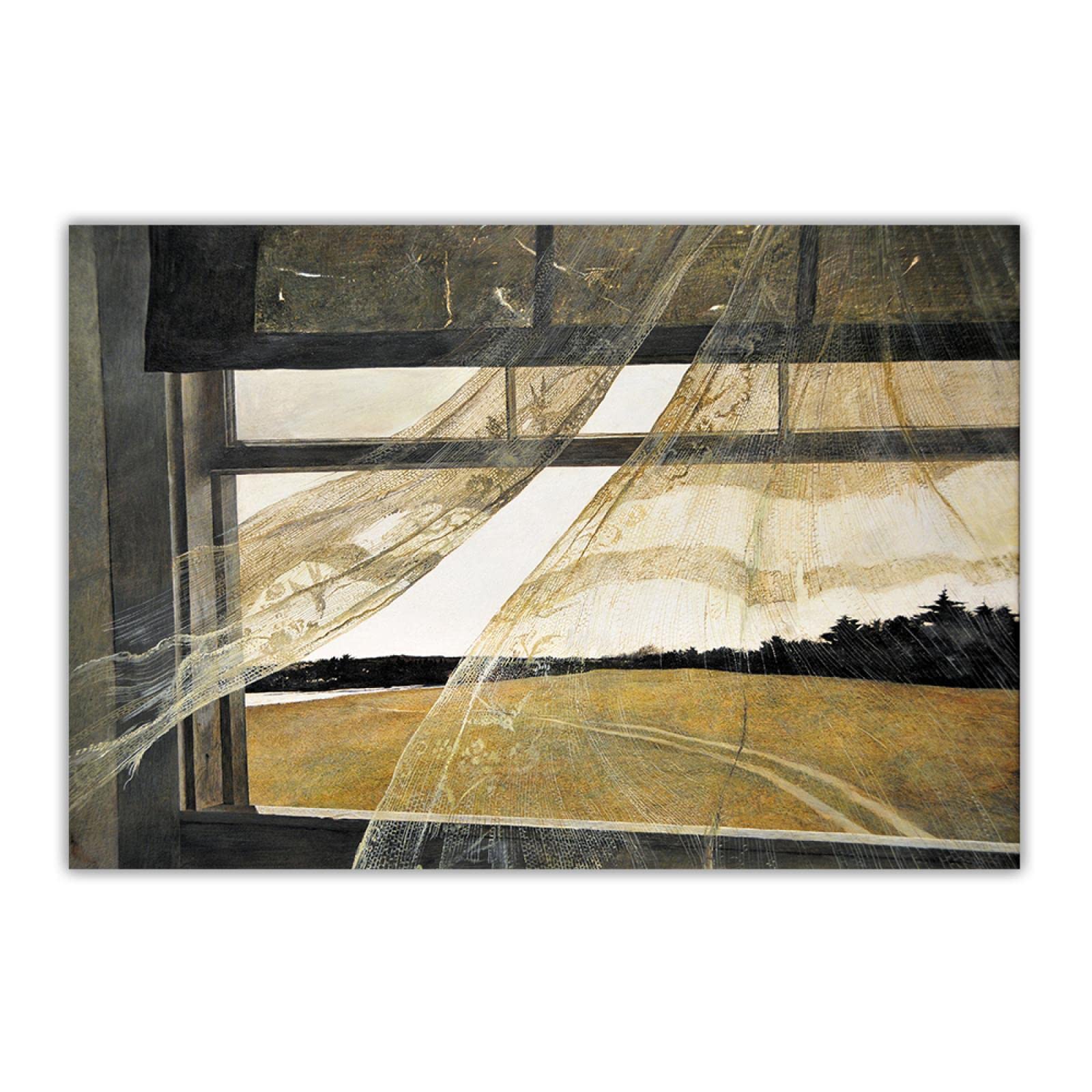 Amazon｜アンドリュー・ワイエス《海からの風》キャンバス油絵レプリカ