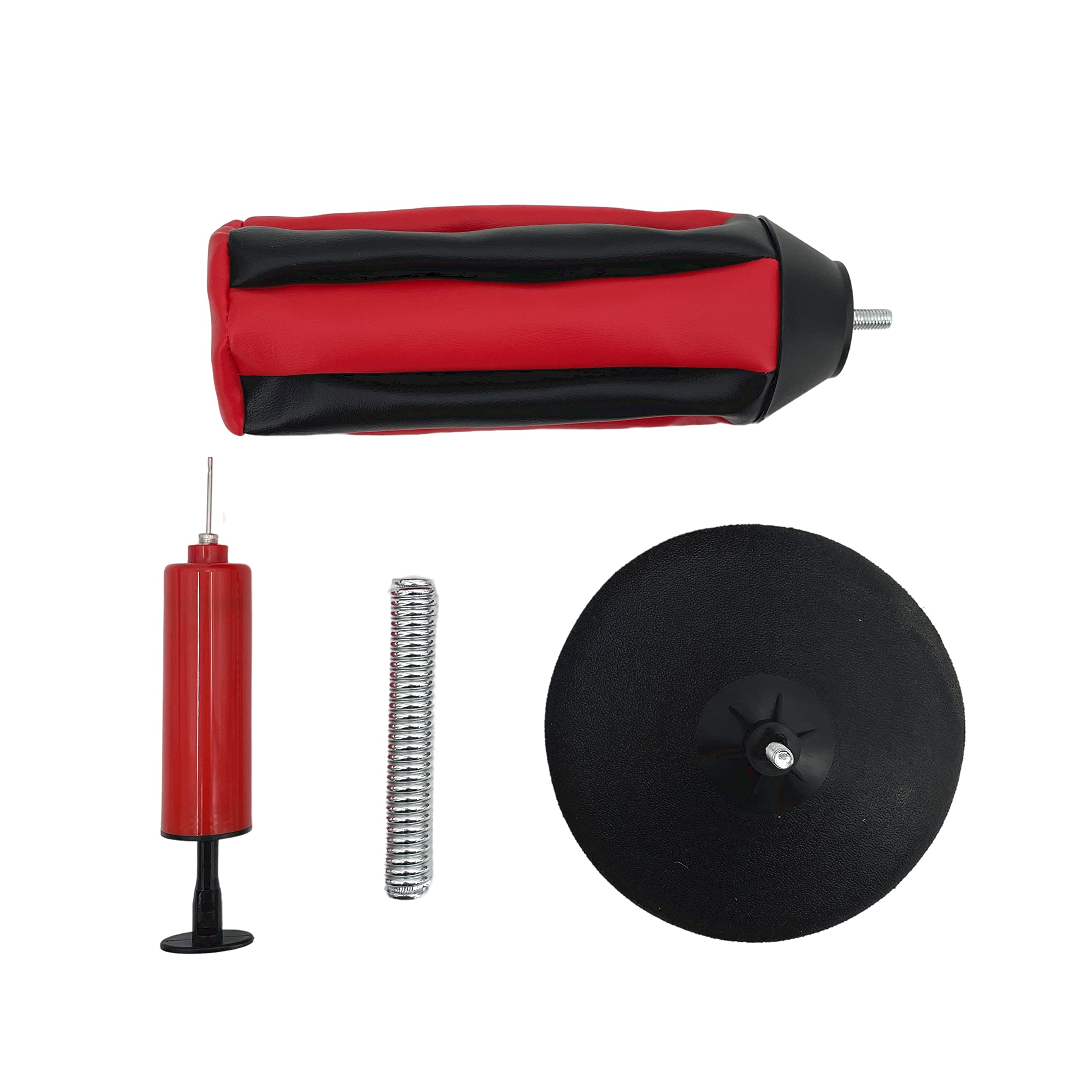 Alephnull Desk Punching Ball Stress Buster with Suction Cup for Office Home Speed and Reaction Training (Black+Red) - Image 2