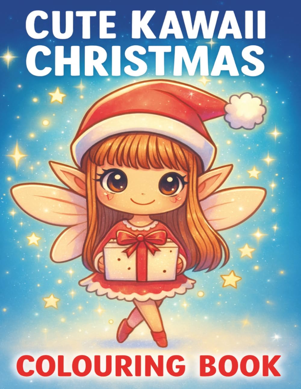 Cute Kawaii Christmas Colouring Book V1: By Fairy Tale Finds