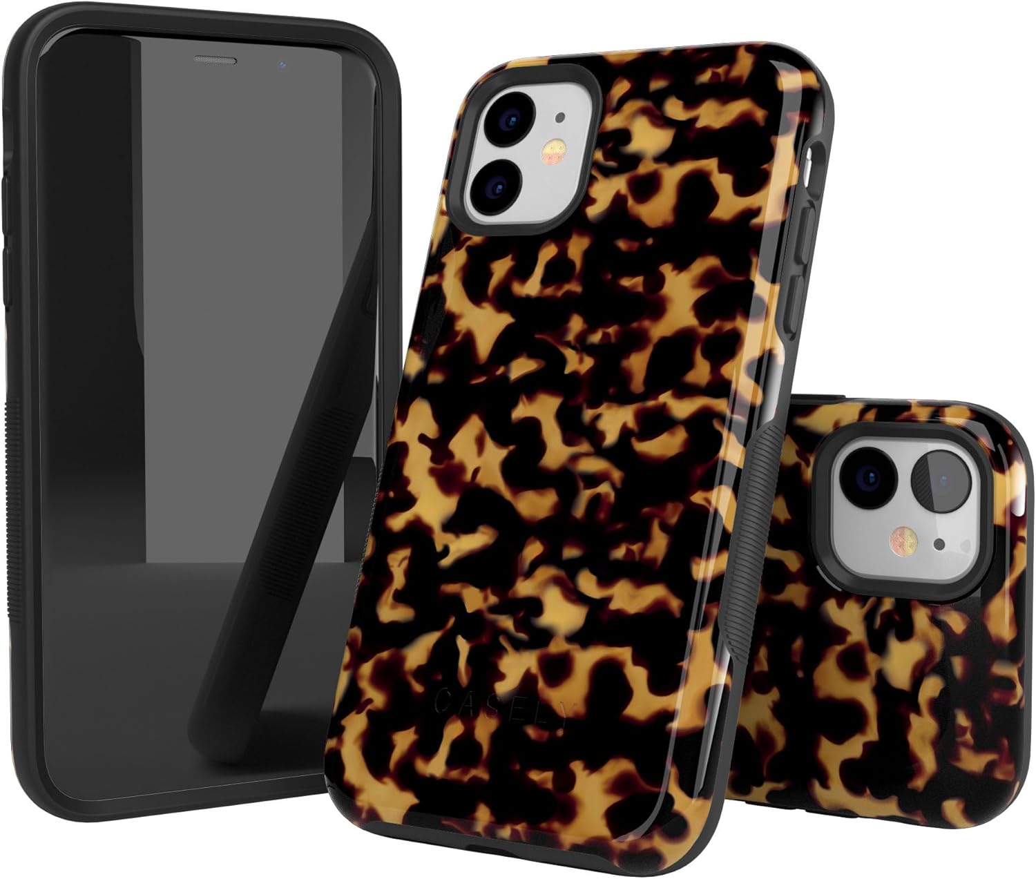 Casely iPhone 11 Case | Shell Shocked | Tortoise Print | Bold Protective Design