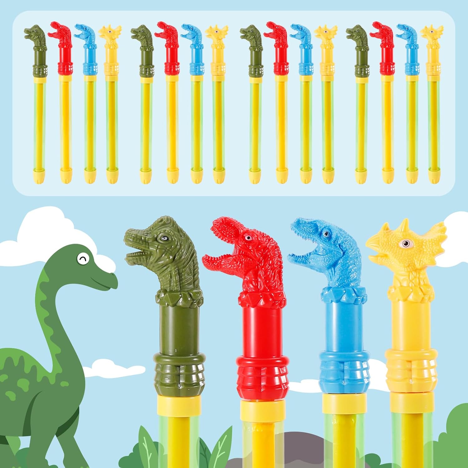 Water Guns for Kids Adults Summer Super Fighting Soaker Blaster Swimming Pool Beach Sand Outdoor Play Squirt Water Toys Party Favors (20 Packs)