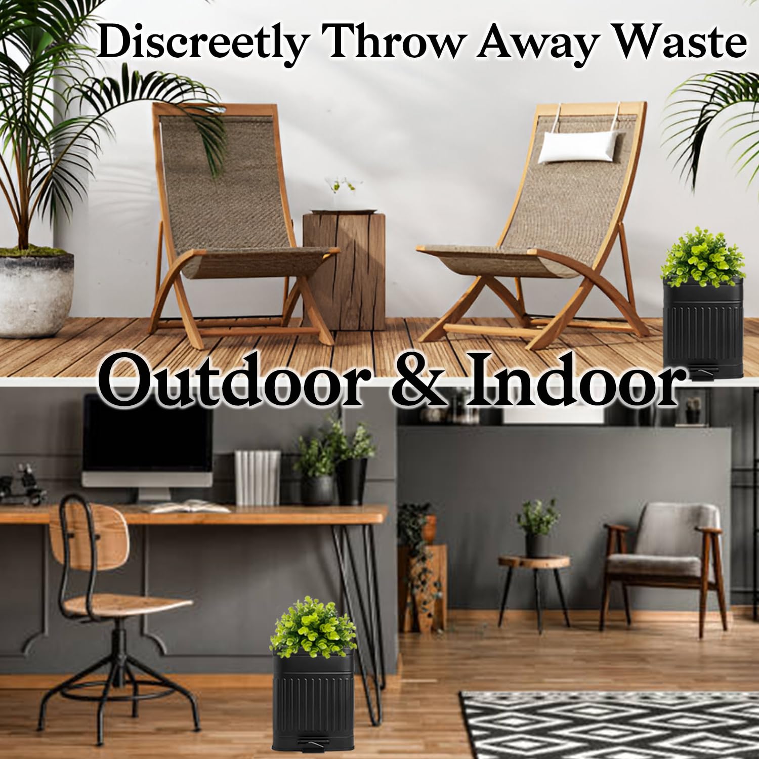 Plant-Styled Dog Poop Can - Outdoor Trash Can -7 Plant-Styled Dog Poop Can - Outdoor Trash Can -7