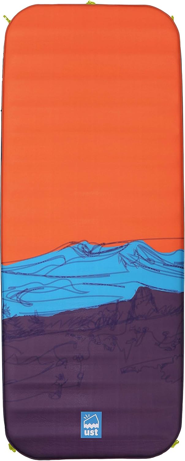 ust fillmatic self Inflating Sleeping pad with Foam Mattress, Reversible Inflation/deflation Valve and Carry Bag for Tent, Truck, Backyard Camping and Outdoors