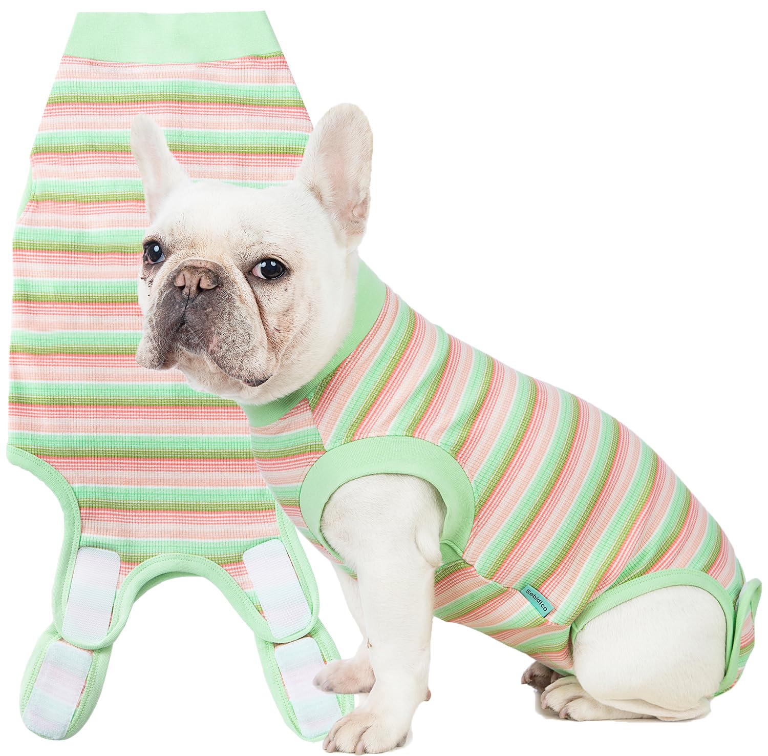 Sebdtico Recovery Suit for Dogs,Dog Surgery Suit Female Spay,Soft Dog Onesie for Surgery Female,Dog Cone Alternative Surgical Recovery Suit Female,Abdominal Wounds Licking Anti Suit for Dogs