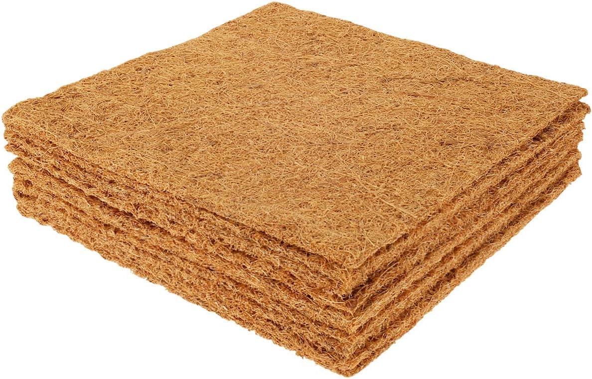 20 Pezzi Nido per La Deposizione Delle Uova, Lettiera per Polli 33 x 33cm, Tappetini per Pollaio, Cuscinetti per Nidificazione per Pollo, Tappetino per Il Nido di Gallina Riutilizzabile