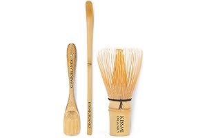 Matcha Tea Ceremony Set with Whisk, Spoon, Scoop