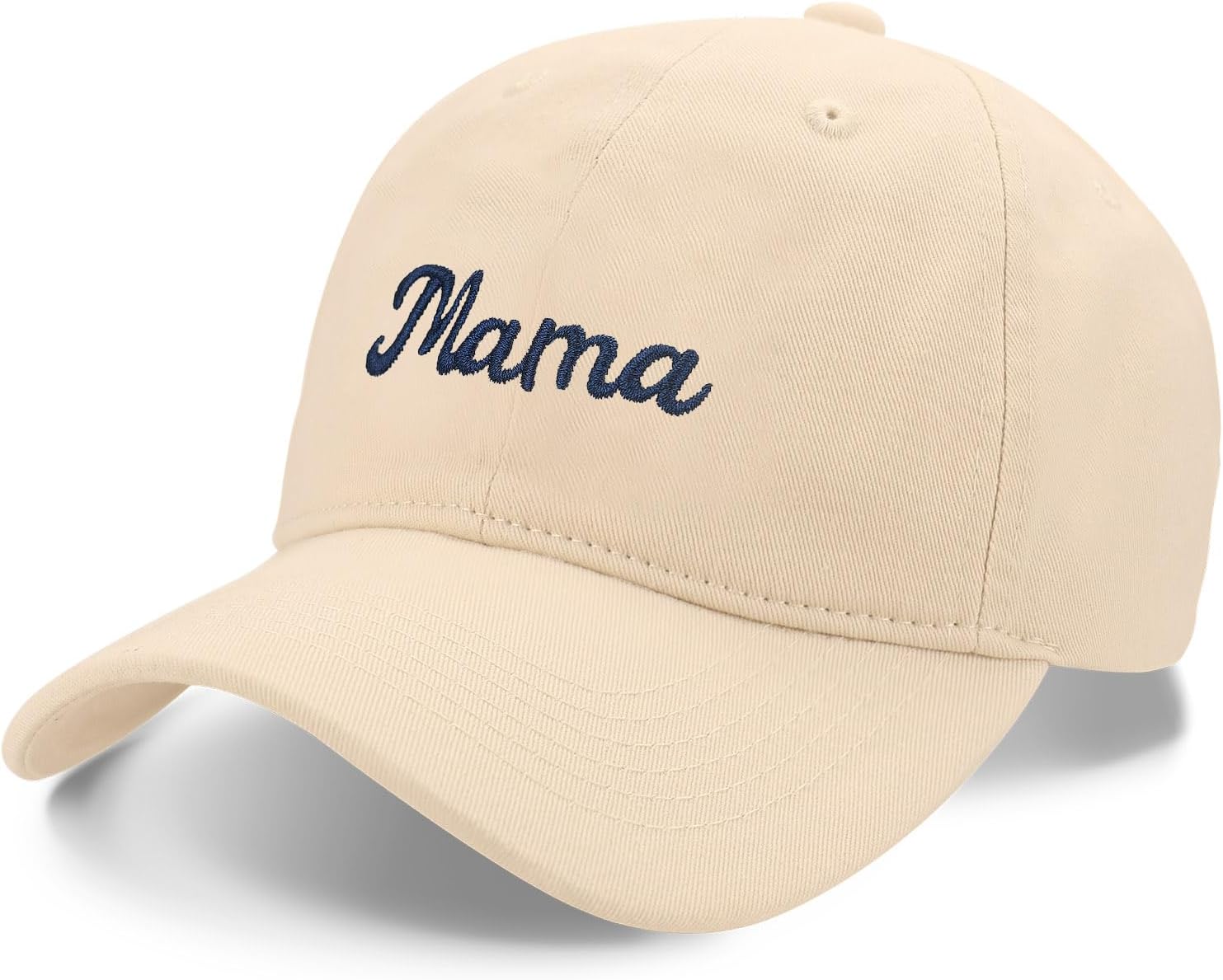 Gifts for Mom Birthday Mom Hat Embroidered Mama, Adjustable Cotton Beige Girl Mommin Hat, Thoughtful Gift for New Moms and Mothers Everyday Essentials