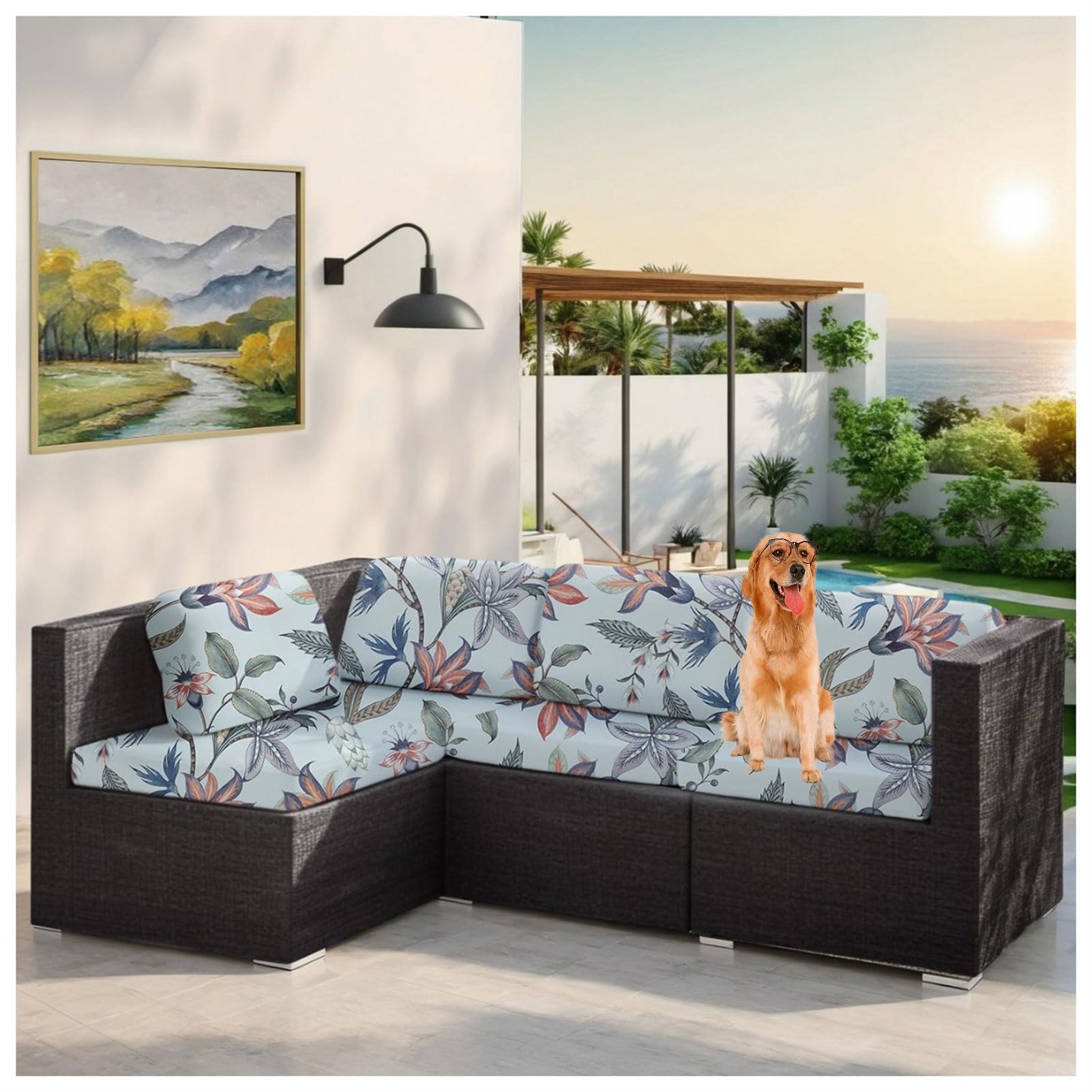 Housse de coussin hydrofuge pour protéger vos assises intérieures et extérieures
