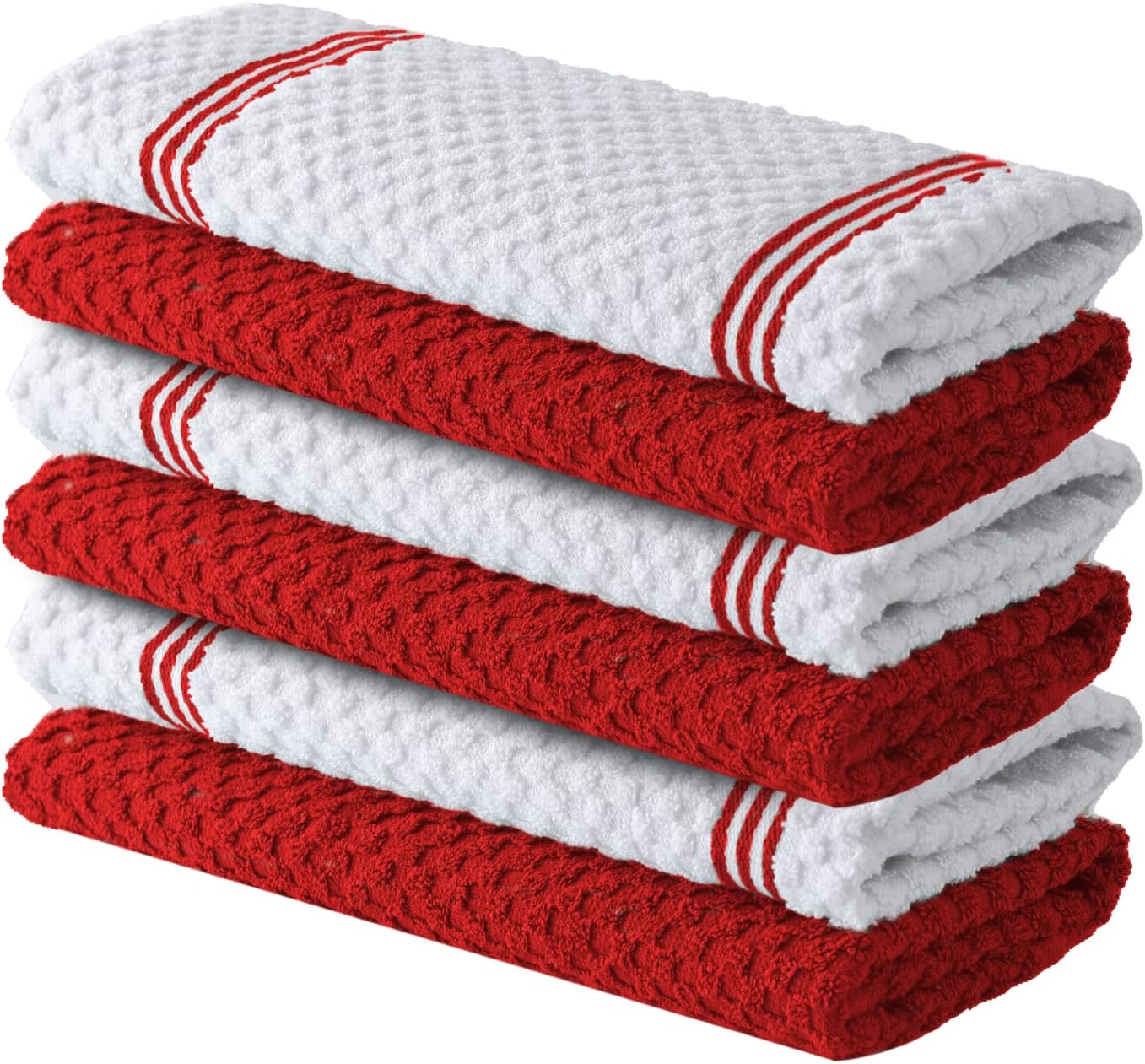 Infinitee Xclusives Premium Kitchen Towels Pack of 6, 100