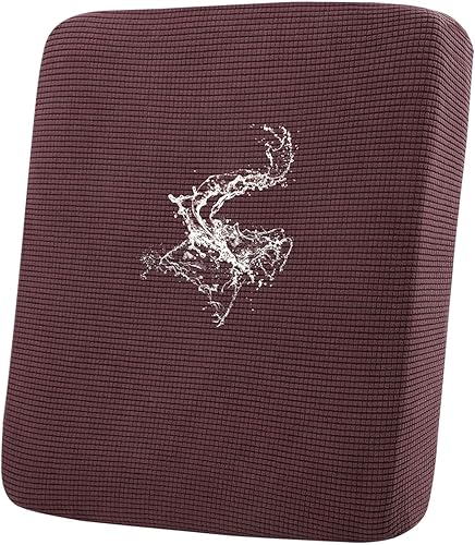 Miniatura 68 de hyha - Fundas de cojín impermeables para sofá modular, fundas de cojín de sofá en forma de L, tela jacquard gruesa, funda de diván con parte Gris