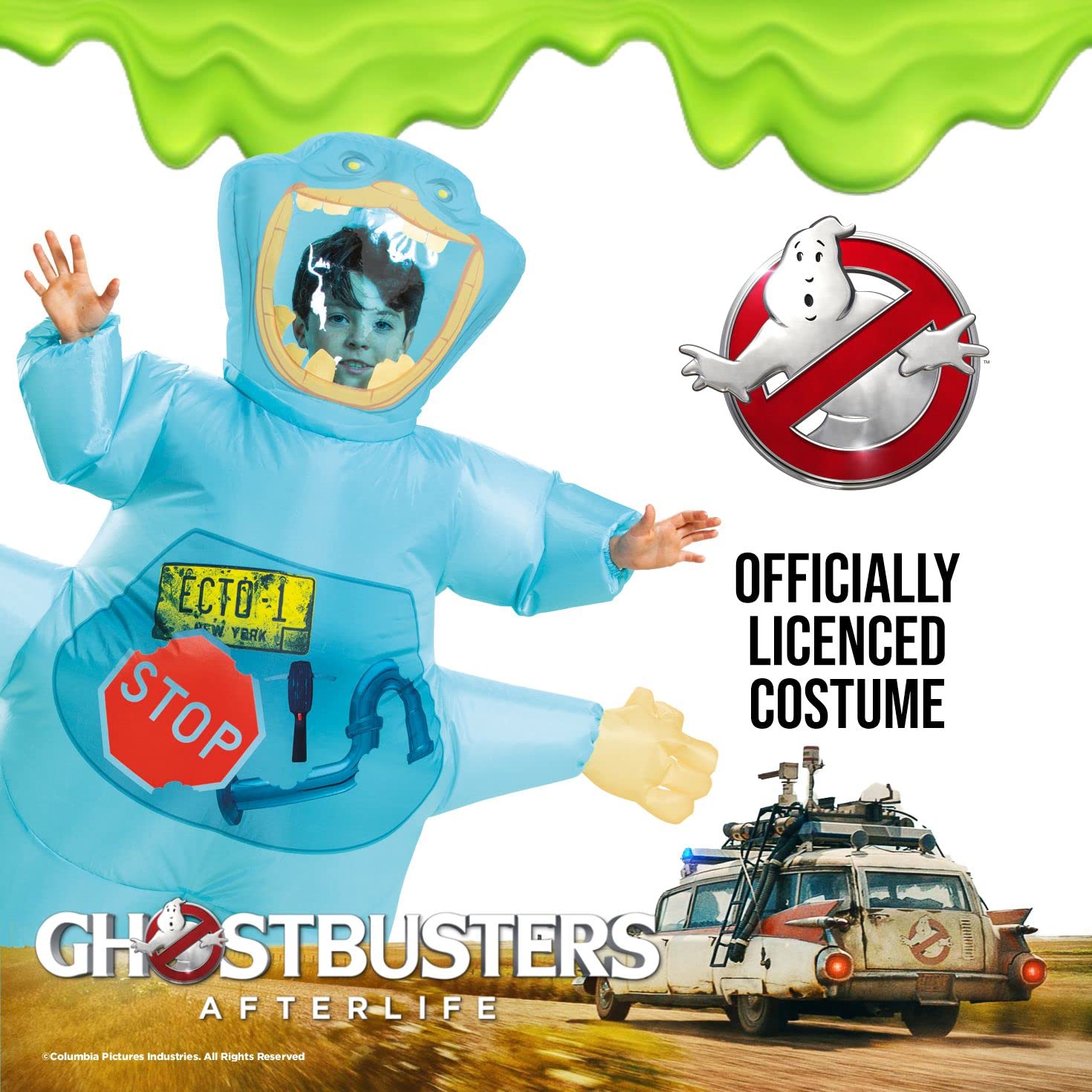 Disguise Costume Muncher Ghostbusters Bambini, Costume Halloween Bambini Taglia Unica