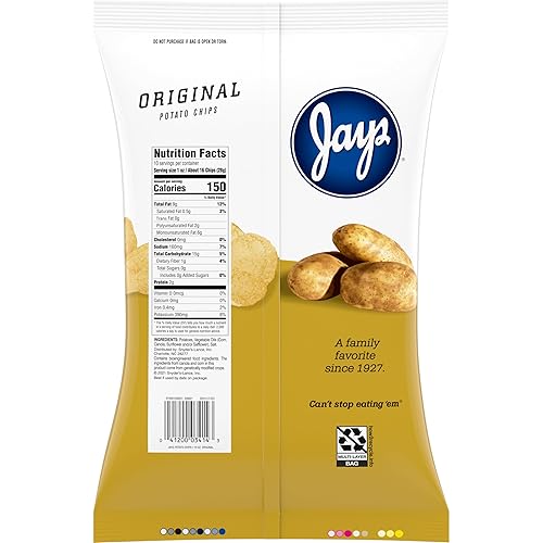 Miniatura 4 de Jays Papas fritas originales, bolsa de 10 onzas