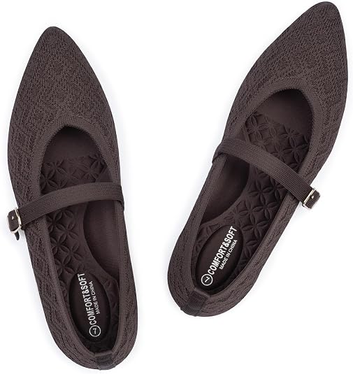 Frank Mully Knit Women's Mary Jane Flats Review