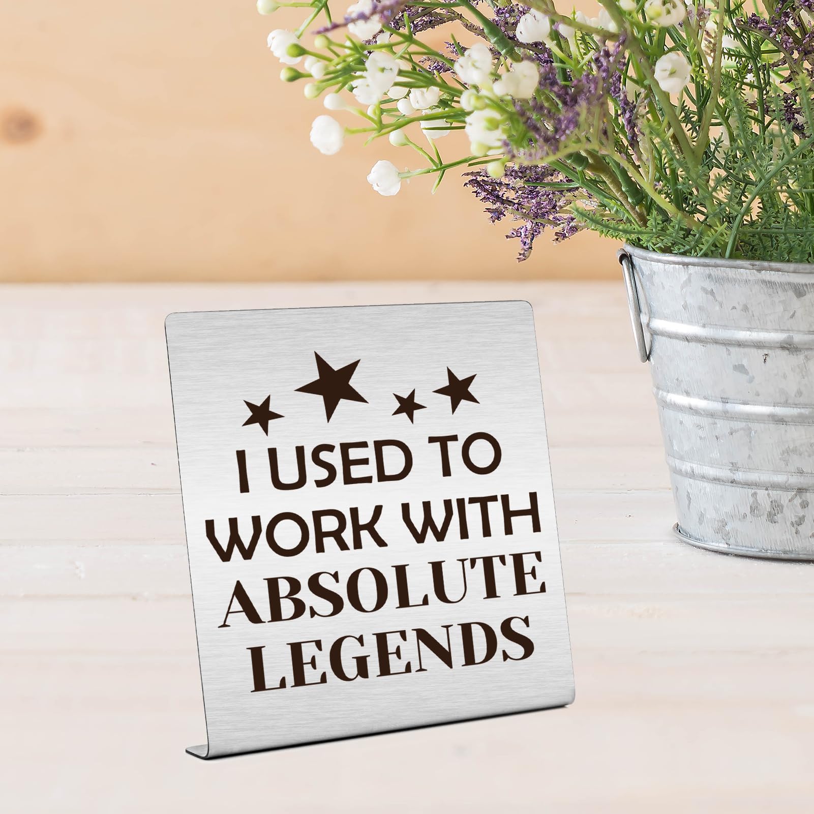 Coworker Leaving Gifts for Women Men New Funny Office Desk Signs Plaque Job Office Gifts Going Away Goodbye Gifts for Coworker Retirement Gifts for Colleague Boss Farewell Gifts for Friends - Image 4