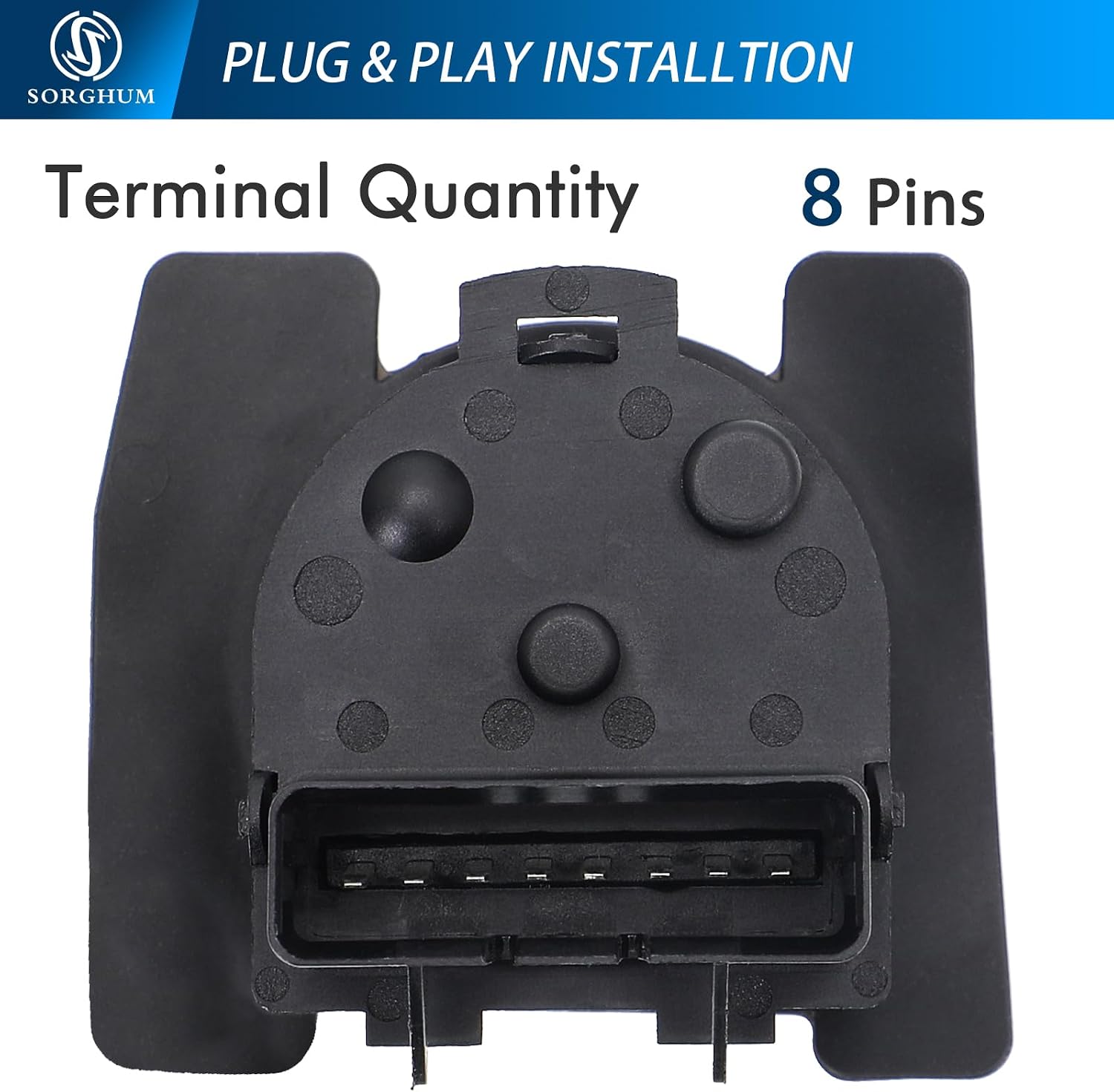 Sorghum Power Mirror Switch - Power Mirror Control Switch Button Compatible with 1994-2000 Chevrolet GMC C1500 C2500 C3500 K1500 K2500 K3500 Blazer Tahoe Jimmy 8 Pins Replace# 15009690 19209371 DS1396