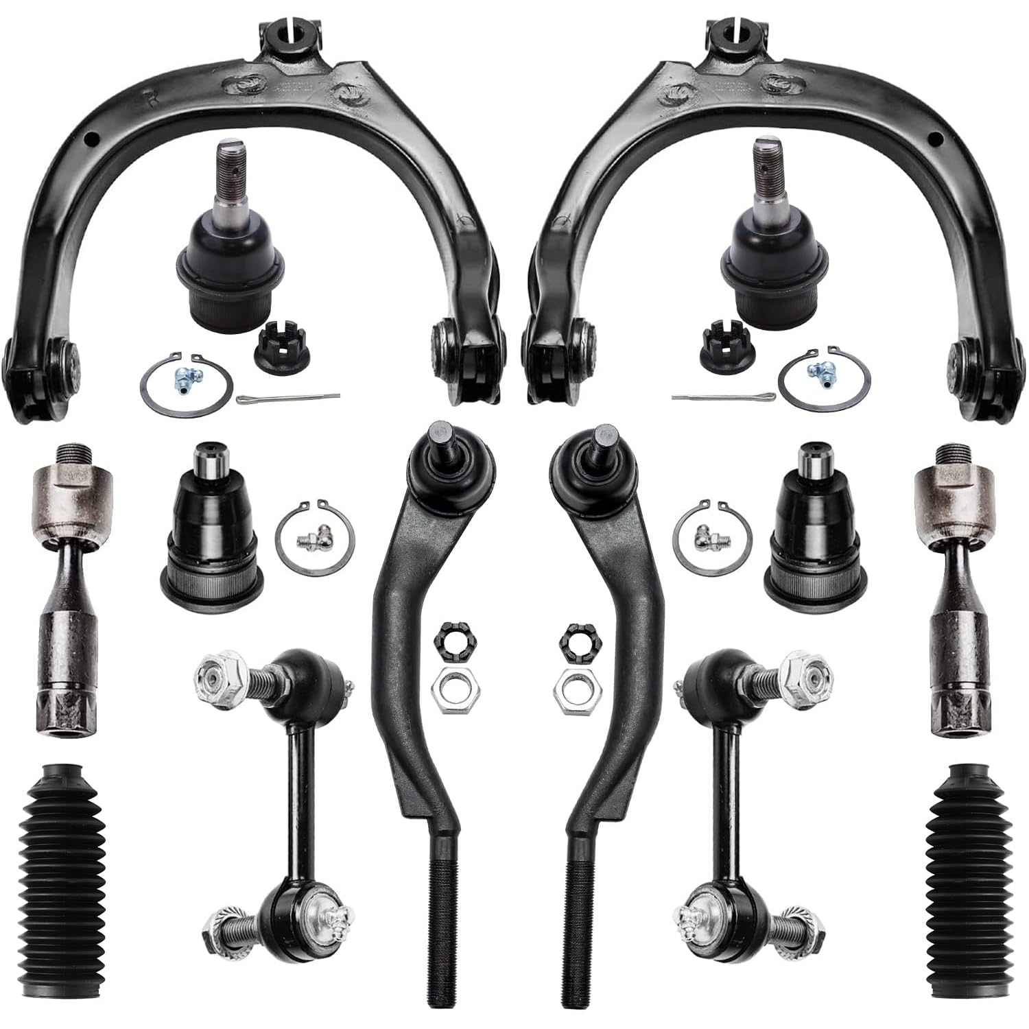 Detroit Axle - Front 14pc Susp. Kit for Chevy Trailblazer EXT SSR