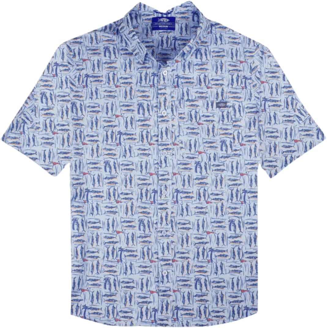 AFTCO Men's Boatbar SS Shirt