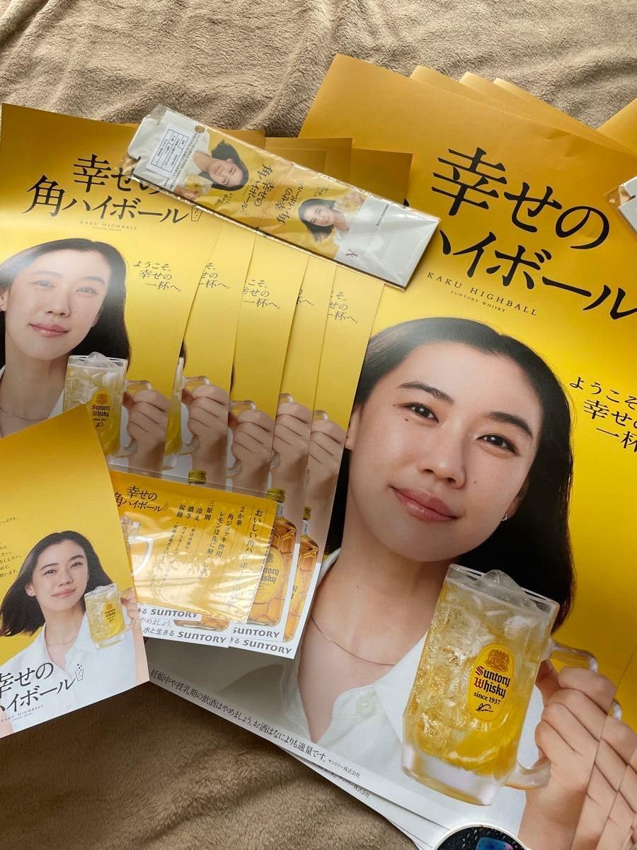 限定 蒼井優 角ハイボールポスター セット 蒼井優が4代目店主に…プロ