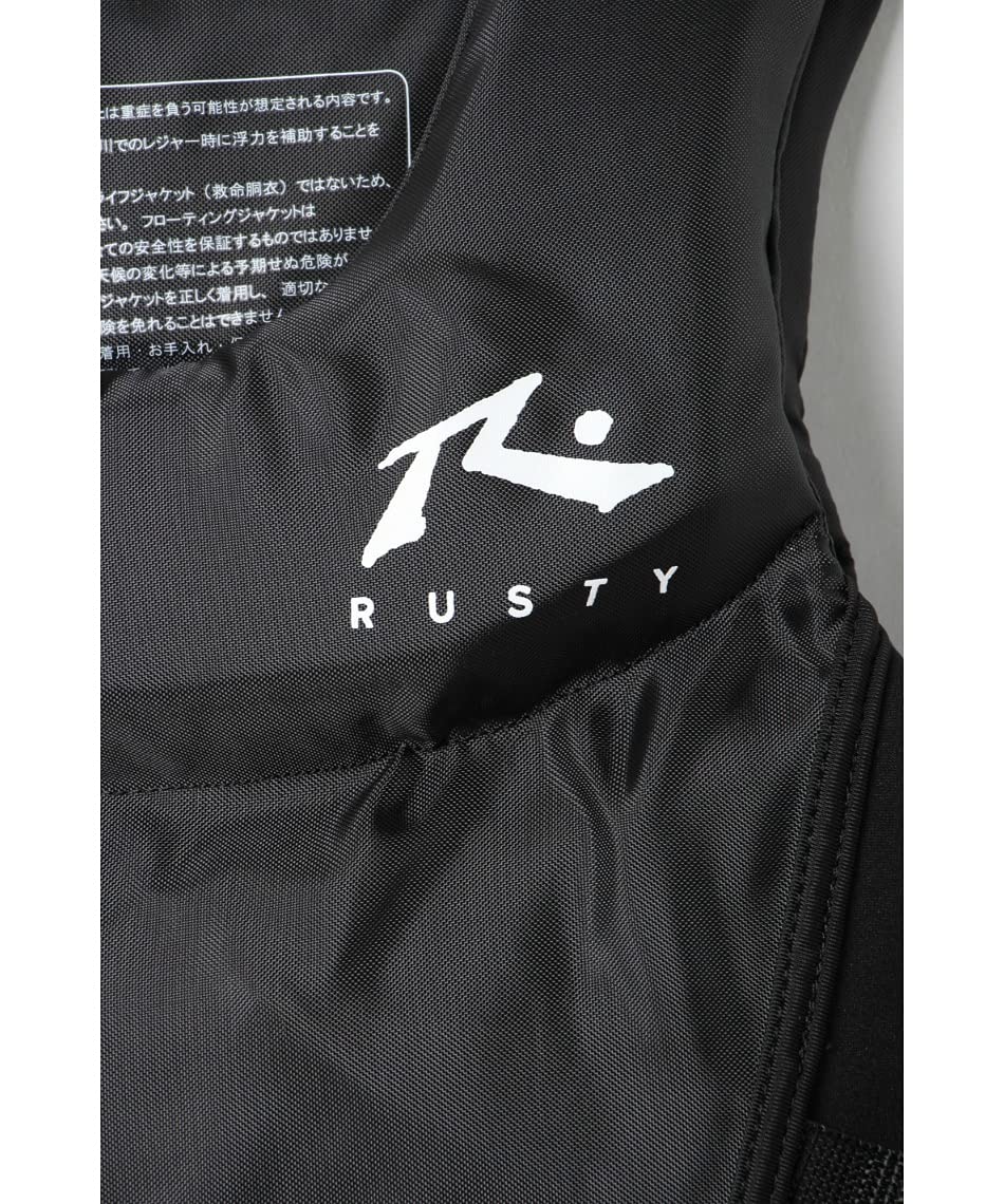 RUSTY ラスティ フローティングベスト ライフジャケット M RUSTY メンズ フローティングベスト ラスティ ライフジャケット