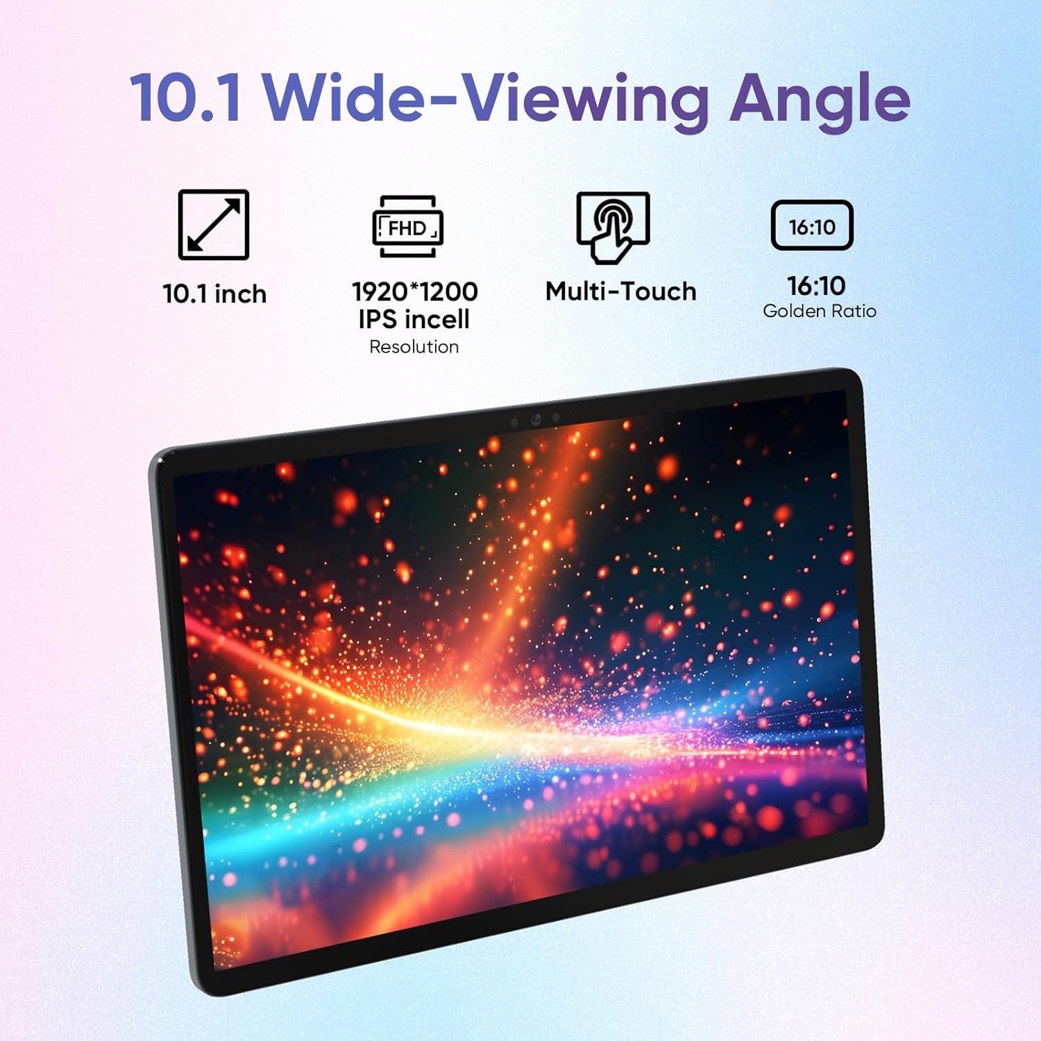 Weelikeit Tablet 10 inch, Android 14 Tablets with Octa-Core Processor 12GB(6+6) RAM 128GB ROM, 1200x1920 FHD Screen, 5G WiFi, 5MP+13MP Dual Camera, Bluetooth 5.0, 7000mAh Battery (Gray) - Image 3