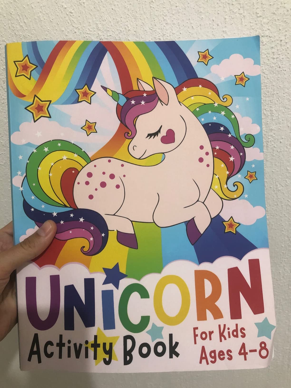 Amazon | Unicorn Activity Book for Kids ages 4-8: A children’s coloring ...