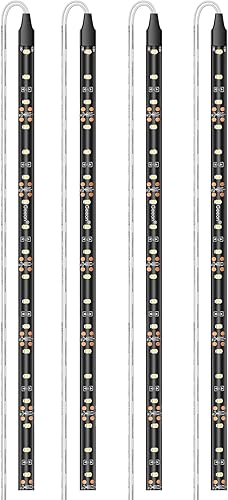 Tira de luces LED en blanco, amarillo, rojo, verde y azul, impermeable de 12 V Geeon, para coches y botes