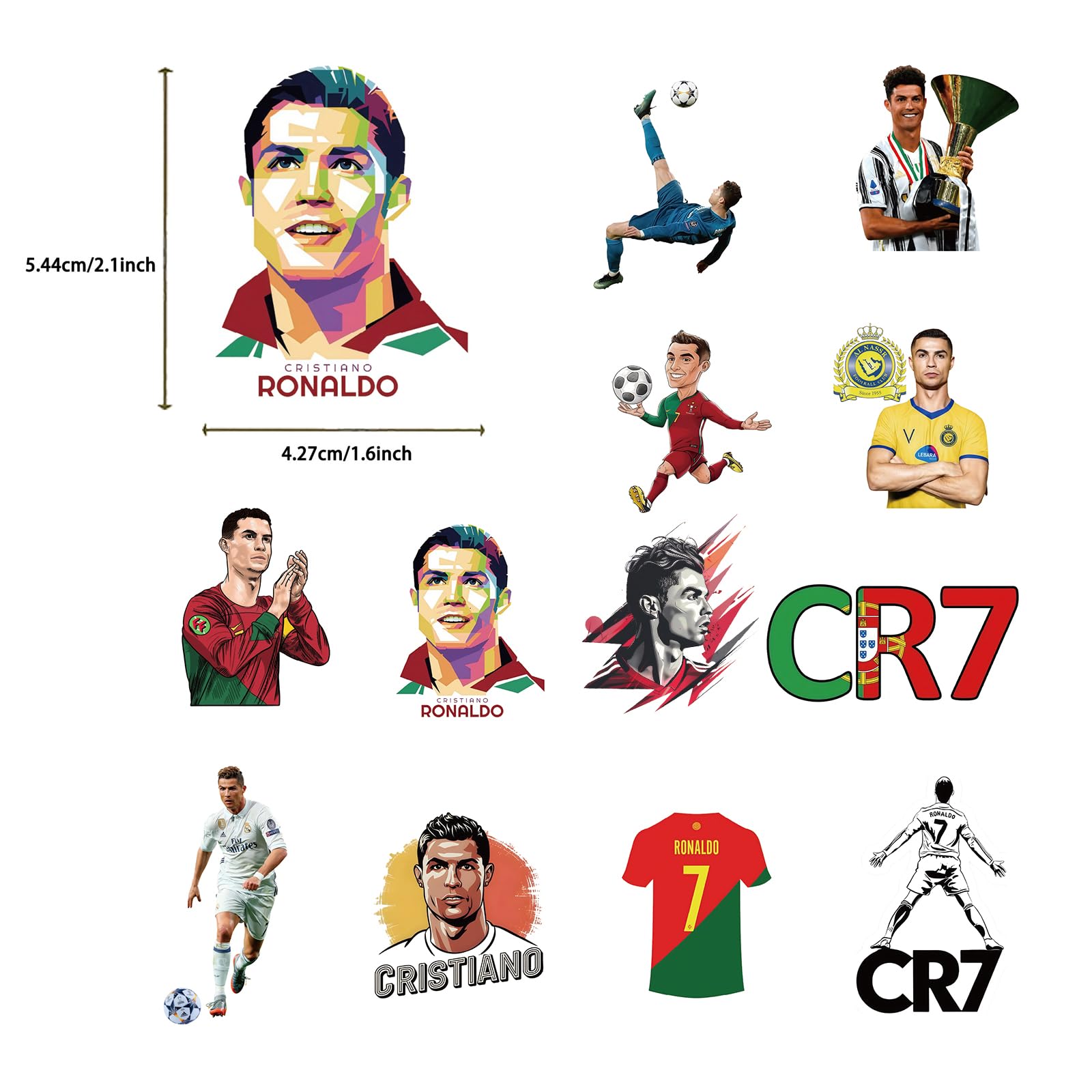 Amazon.co.jp: Ronaldo ステッカー 110枚 - スーパースターサッカー
