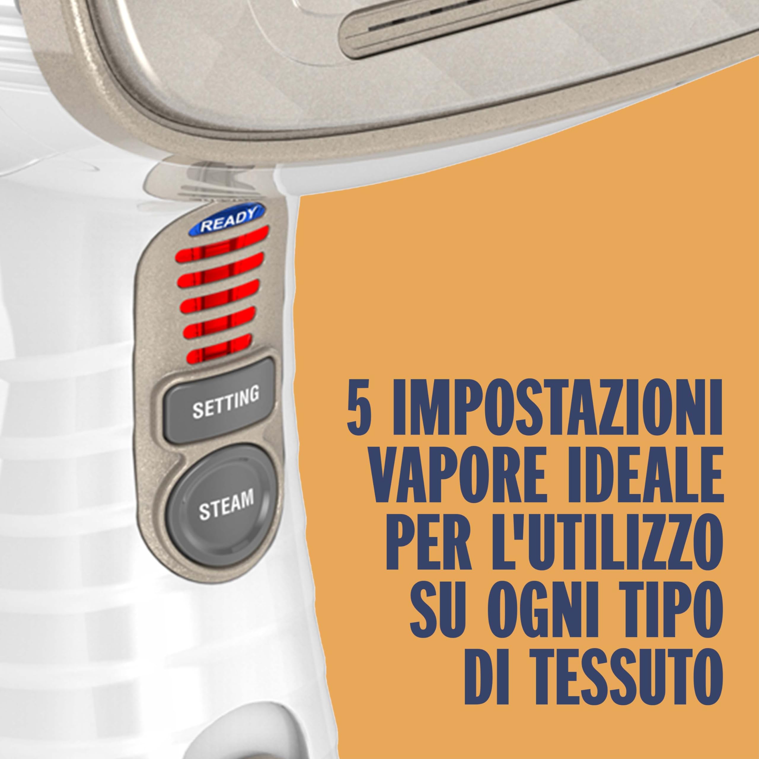 Conair GS59XE Stiratore verticale Turbo, steamer verticale, vapore 25g/min, serbatoio 230ml, 5 impostazioni, cavo 2.5m