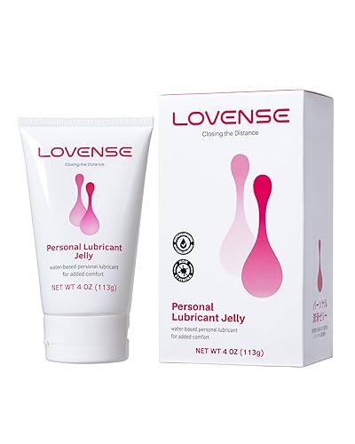 LOVENSE Personal Lubricant Jelly, Privacy Water-Based Lube Long Lasting Lubrication for Men, Women and Couples 4 Oz (Pack of 1) - 4 Ounce (Pack of 1)