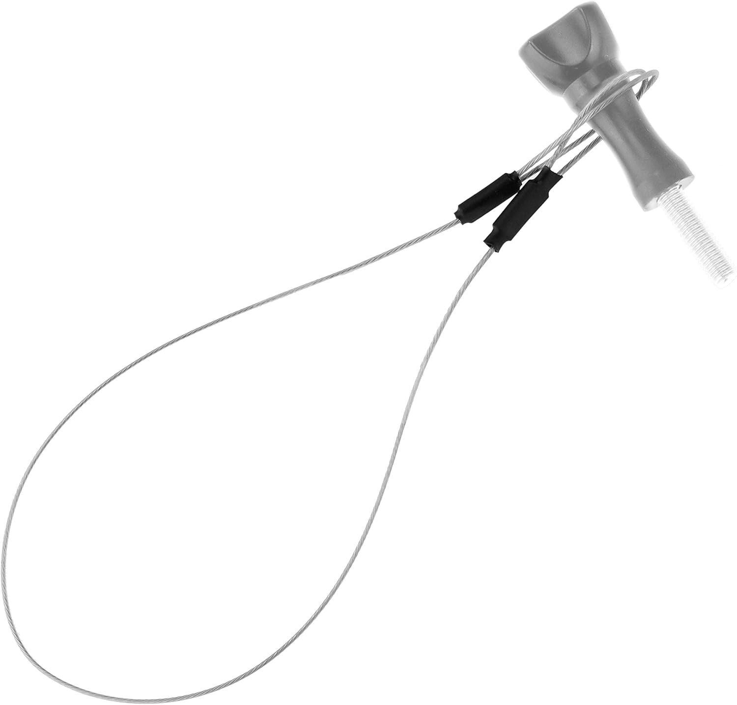 CamKix Stainless Steel Tether Lanyard - 30 Inch - Compatible with Gopro Hero 8, 7, 6, 5 Black, Session, Hero 4, Session, Black, Silver, Hero+ LCD, 3+, 3, 2, 1 – Customizable