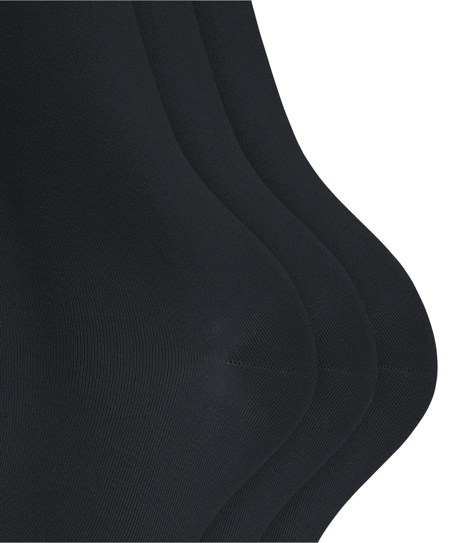 FALKE Kobiety Skarpety Cotton Touch Multipack W So bawełna jednokolorowe 3 Pak, Szary Graphite 3146, 39-42