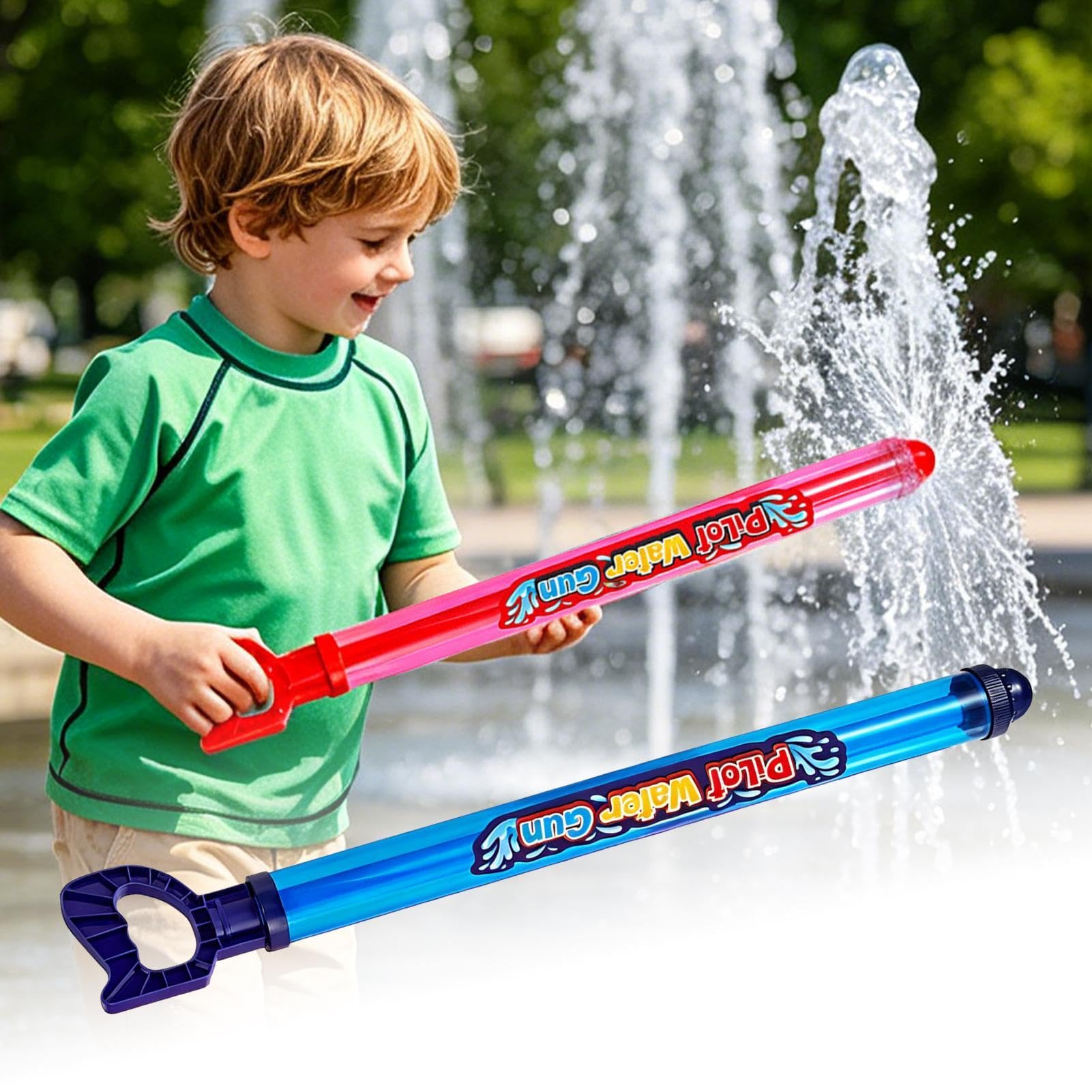 Juguete Rociador De Agua Juego De 2 Piezas De 360 Grados Interactivo Para | Juguetes Acuáticos de Pelea con Rociador Exterior Veraniego Para Niños Y Niñas En Exteriores Jardín Patio Parque Piscina