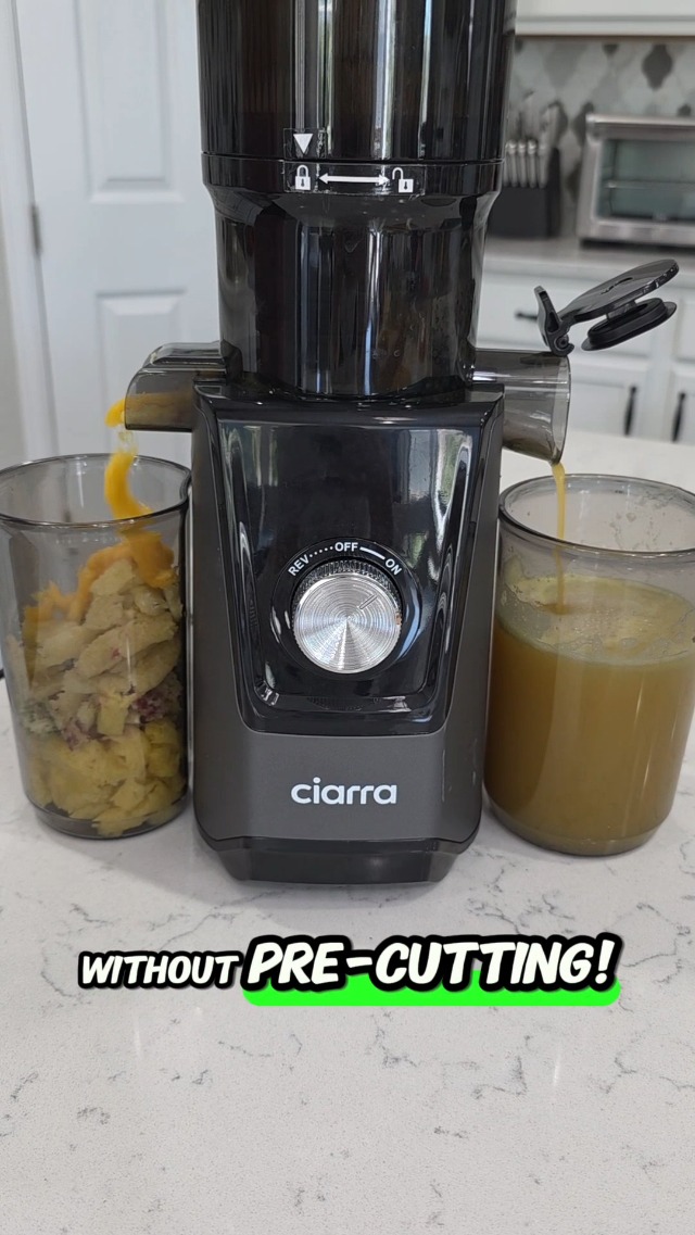 Amazon.com: Ciarra Cold Press Juicer - 4.3” XL Feed Chute, Quiet
