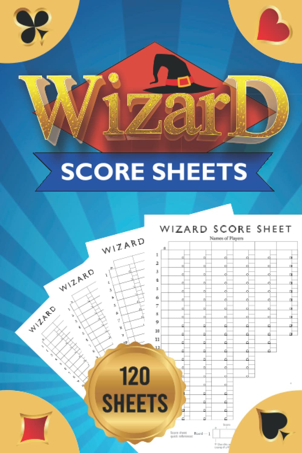 Buy Wizard Score Sheets Wizard Card Game Score Pads, Wizard Score