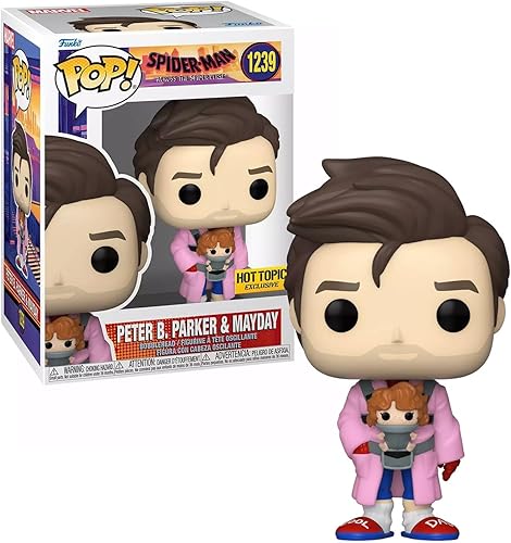 Funko Marvel Spider- Man Spider - Bath Peter Parker y MayDay Figura Pop!Marvel (tema candente modelo exclusivo)